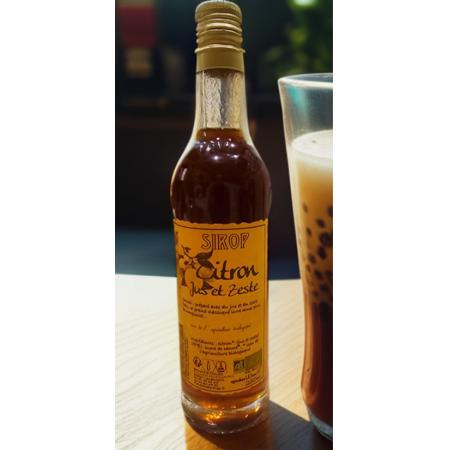 SIROP ARTISANAL CITRON 25CL BIO