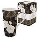 MUG XL EN PORCELAINE 60CL PIVOINE BLANCHE