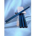 KIT 4 PAILLES INOX BLEU BUBBLE TEA